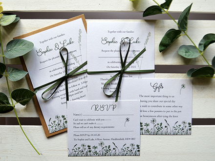 Wild Meadow with RSVP and Gift Card